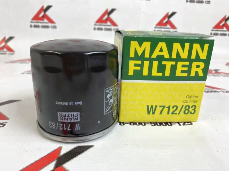 Фильтр очистки масла MANN-FILTER W 712/83