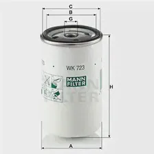 Топливный фильтр MANN-FILTER 68064 wk723 VGYC M 4011558900908