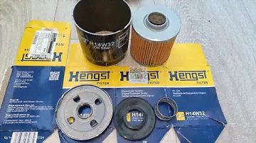 Распил масляного фильтра HENGST H14W32 (China) (Аналог MANN W712/83)
