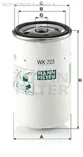 WK723 Mann Filter truck Фильтр топливный