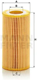 Фильтр масляный MANN MANN-FILTER HU 719/8 X